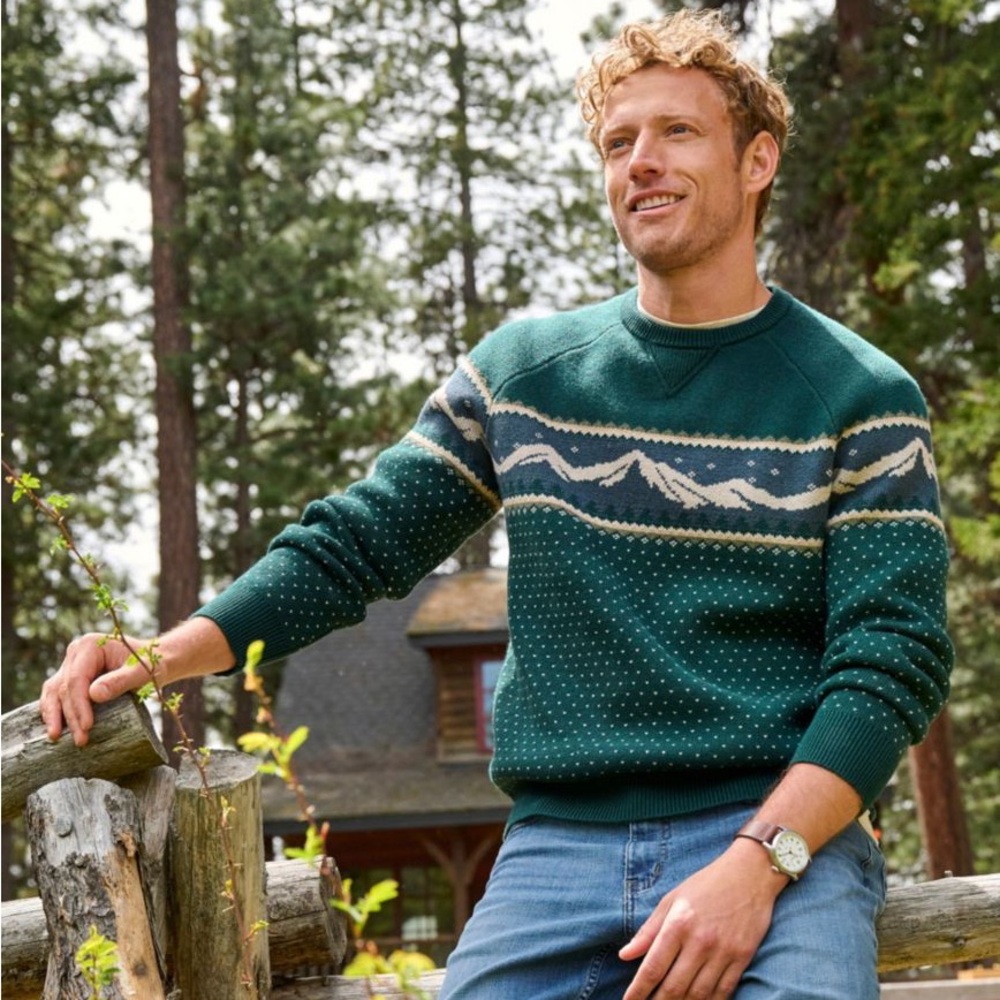 LL Bean Cotton Cashmere Sweater